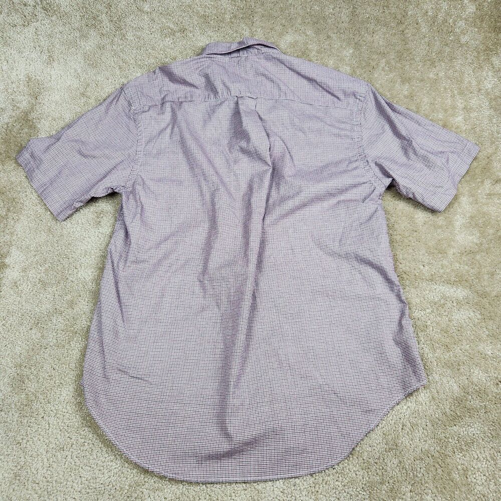 Nautica Casual Button Front Shirt Mens Large Multicolor Check Short Sleeve A317 - Picture 4 of 8
